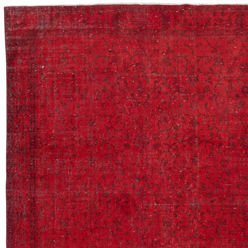 Red Handmade Turkish Area Rug for Living Room, Entrance, Bedroom, Dining Room & Kids Room Red Handmade Turkish Area Rug for Living Room, Entrance, Bedroom, Dining Room & Kids Room