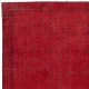 Red Handmade Turkish Area Rug for Living Room, Entrance, Bedroom, Dining Room & Kids Room Red Handmade Turkish Area Rug for Living Room, Entrance, Bedroom, Dining Room & Kids Room