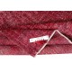 Vintage Wool Area Rug Overdyed in Red for Contemporary Interiors. Hand-knotted in Turkey Vintage Wool Area Rug Overdyed in Red for Contemporary Interiors. Hand-knotted in Turkey