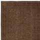 Vintage Handmade Turkish Wool Area Rug Overdyed in Brown for Contemporary Interiors Vintage Handmade Turkish Wool Area Rug Overdyed in Brown for Contemporary Interiors