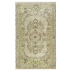Farmhouse Vintage Wool Area Rug. Handmade Turkish Carpet for Country Style Decoration Farmhouse Vintage Wool Area Rug. Handmade Turkish Carpet for Country Style Decoration