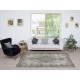 Gray Redyed Vintage Turkish Area Rug. Handmade and Hand-Knotted Wool Carpet for Modern Interiors Gray Redyed Vintage Turkish Area Rug. Handmade and Hand-Knotted Wool Carpet for Modern Interiors