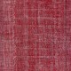 Red Overdyed Vintage Area Rug, Handwoven and Handknotted in Turkey for Modern Interiors Red Overdyed Vintage Area Rug, Handwoven and Handknotted in Turkey for Modern Interiors