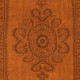 Handmade Turkish Wool Area Rug. Vintage Overdyed Orange Rug for Modern Home Handmade Turkish Wool Area Rug. Vintage Overdyed Orange Rug for Modern Home