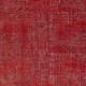 Vintage Handmade Turkish Wool Area Rug Redyed in Red for Modern Interiors Vintage Handmade Turkish Wool Area Rug Redyed in Red for Modern Interiors