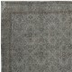 Gray Handmade Overdyed Turkish Rug. Vintage Wool Area Carpet for Contemporary Interiors Gray Handmade Overdyed Turkish Rug. Vintage Wool Area Carpet for Contemporary Interiors