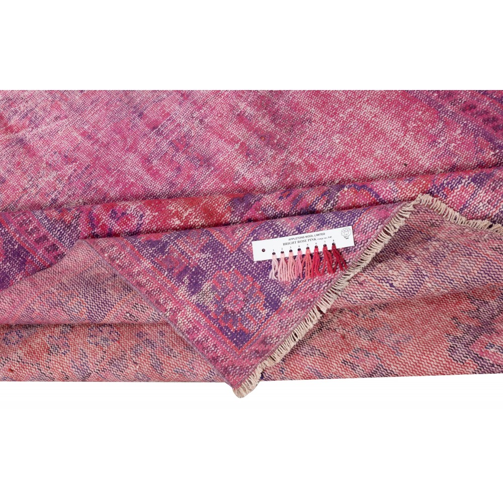 Distressed Pink Turkish Rug for Modern Interiors. Vintage Handmade Wool Area Rug Distressed Pink Turkish Rug for Modern Interiors. Vintage Handmade Wool Area Rug