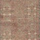 Vintage Handmade Turkish Red Wool Area Rug with Floral Pattern for Living Room