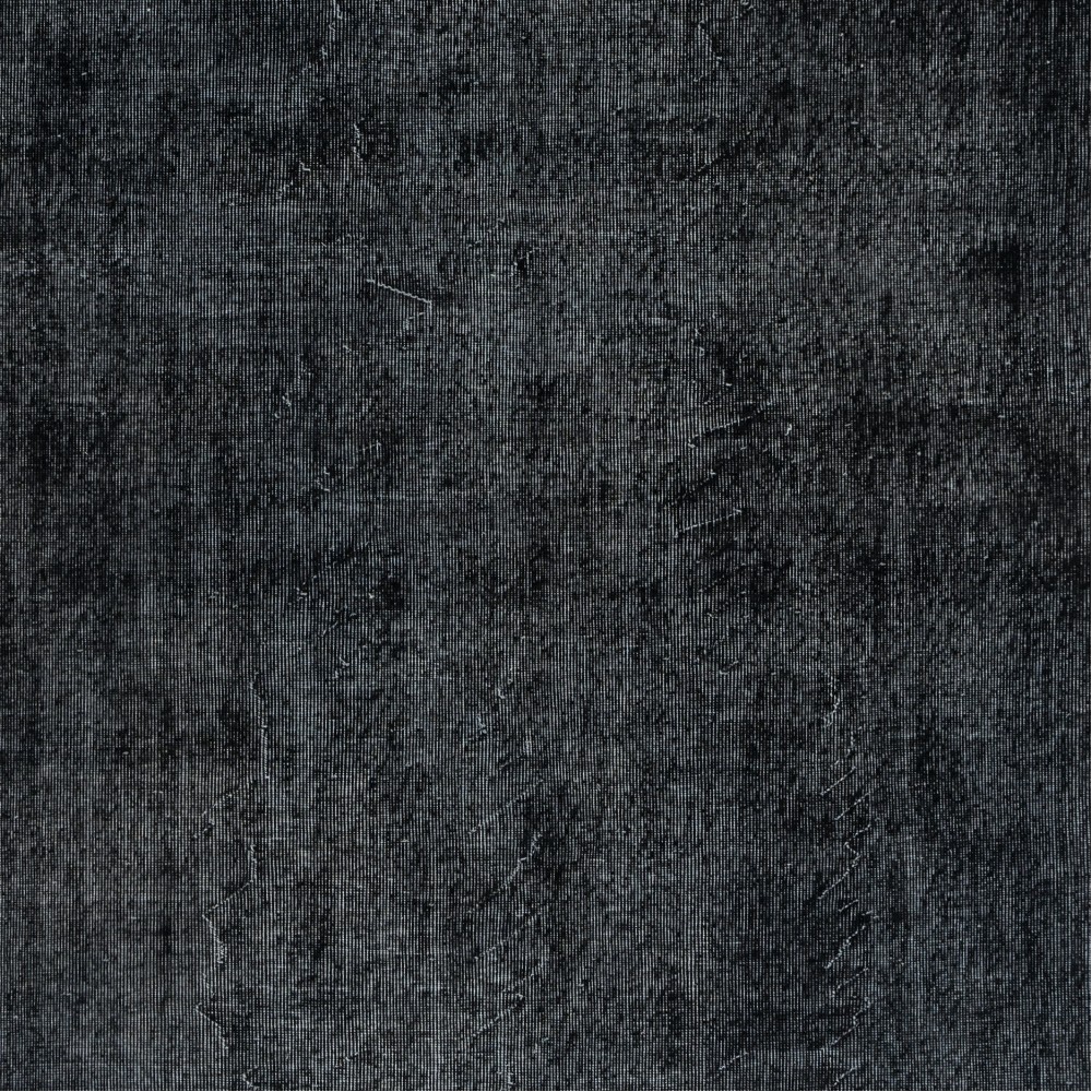 Plain Black Overdyed Area Rug, Handknotted and Handwoven in Turkey Plain Black Overdyed Area Rug, Handknotted and Handwoven in Turkey