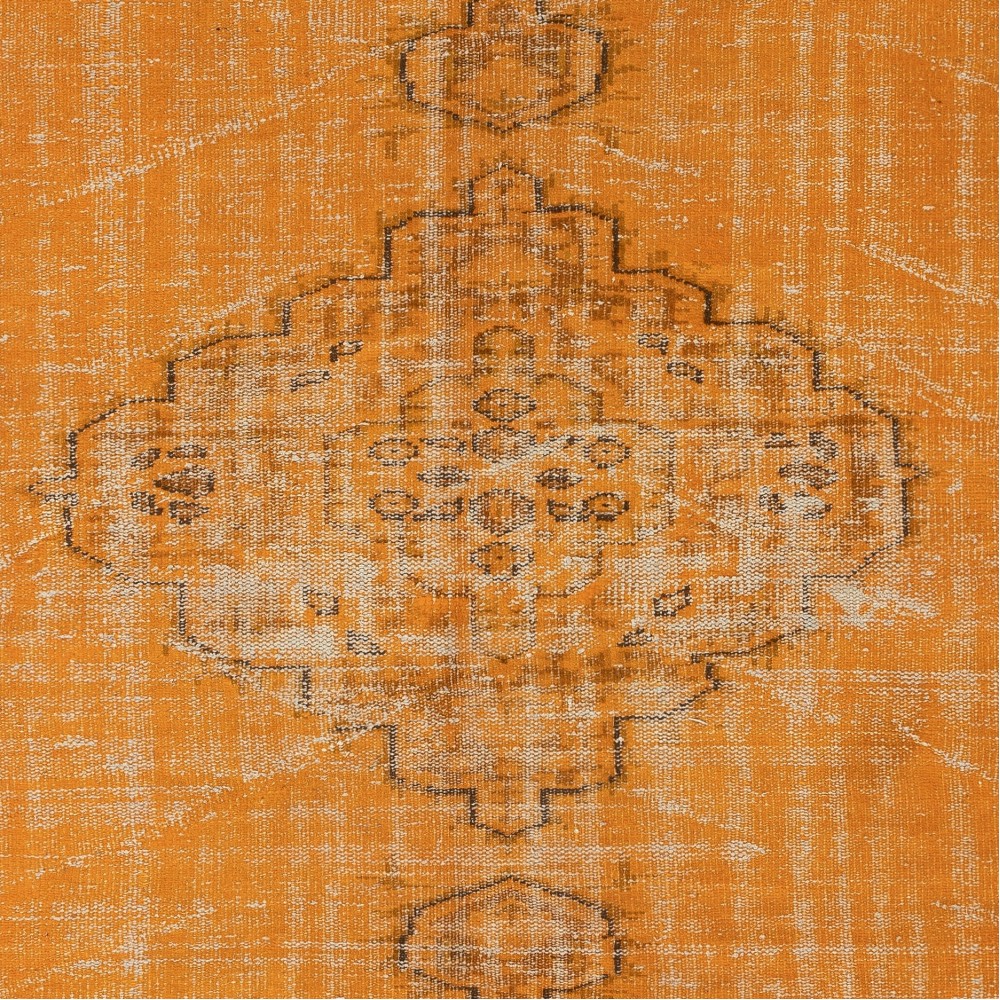 Orange Handmade Turkish Area Rug for Living Room, Entrance, Bedroom, Dining Room & Kids Room Orange Handmade Turkish Area Rug for Living Room, Entrance, Bedroom, Dining Room & Kids Room