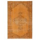 Orange Handmade Turkish Area Rug for Living Room, Entrance, Bedroom, Dining Room & Kids Room Orange Handmade Turkish Area Rug for Living Room, Entrance, Bedroom, Dining Room & Kids Room