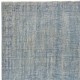 Vintage Handmade Turkish Wool Area Rug Overdyed in Blue color for Modern Interiors