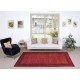 Red Overdyed Wool Rug. Vintage Turkish Handmade Area Rug for Bedroom Red Overdyed Wool Rug. Vintage Turkish Handmade Area Rug for Bedroom