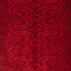 Hand-knotted Vintage Turkish Wool Area Rug Overdyed in Red for Modern Interiors