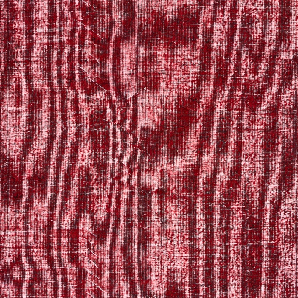 Handmade Turkish Wool Rug. Vintage Red Overdyed Area Rug for Living Room Handmade Turkish Wool Rug. Vintage Red Overdyed Area Rug for Living Room