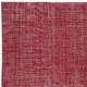 Handmade Turkish Wool Rug. Vintage Red Overdyed Area Rug for Living Room Handmade Turkish Wool Rug. Vintage Red Overdyed Area Rug for Living Room