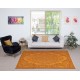 Orange Redyed Vintage Rug for Modern Living Room. Handknotted and Handwoven in Turkey Orange Redyed Vintage Rug for Modern Living Room. Handknotted and Handwoven in Turkey
