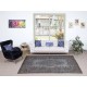 Gray Overdyed Area Rug, Handknotted and Handwoven in Turkey Gray Overdyed Area Rug, Handknotted and Handwoven in Turkey