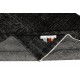 Handmade Turkish Wool Area Rug. Vintage Overdyed Black Rug for Modern Home Handmade Turkish Wool Area Rug. Vintage Overdyed Black Rug for Modern Home