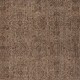 Modern Handmade Turkish Wool Area Rug. Vintage Brown Redyed Carpet for Living Room