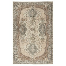 Vintage Hand-Knotted Wool Rug. Turkish Area Carpet for Farmhouse, Cottage, or Country House