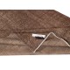 Vintage Brown Wool Area Rug. Handmade Turkish Rug for Contemporary Spaces