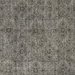 Gray Overdyed Area Rug, Handknotted and Handwoven in Turkey