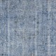 Handmade Turkish Wool Area Rug. Vintage Overdyed Blue Rug for Modern Home Handmade Turkish Wool Area Rug. Vintage Overdyed Blue Rug for Modern Home