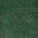 Green Overdyed Vintage Turkish Area Rug. Hand-Woven and Hand-Knotted Wool Carpet for Modern Interiors Green Overdyed Vintage Turkish Area Rug. Hand-Woven and Hand-Knotted Wool Carpet for Modern Interiors
