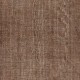 Vintage Wool Area Rug Overdyed in Brown for Contemporary Interiors. Hand-knotted in Turkey