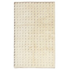Handmade Tulu Rug Made of Natural Un-Dyed Beige Wool. Modern Hand Knotted Carpet
