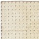 Handmade Tulu Rug Made of Natural Un-Dyed Beige Wool. Modern Hand Knotted Carpet