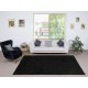 Plain Black Overdyed Area Rug, Handknotted and Handwoven in Turkey Plain Black Overdyed Area Rug, Handknotted and Handwoven in Turkey