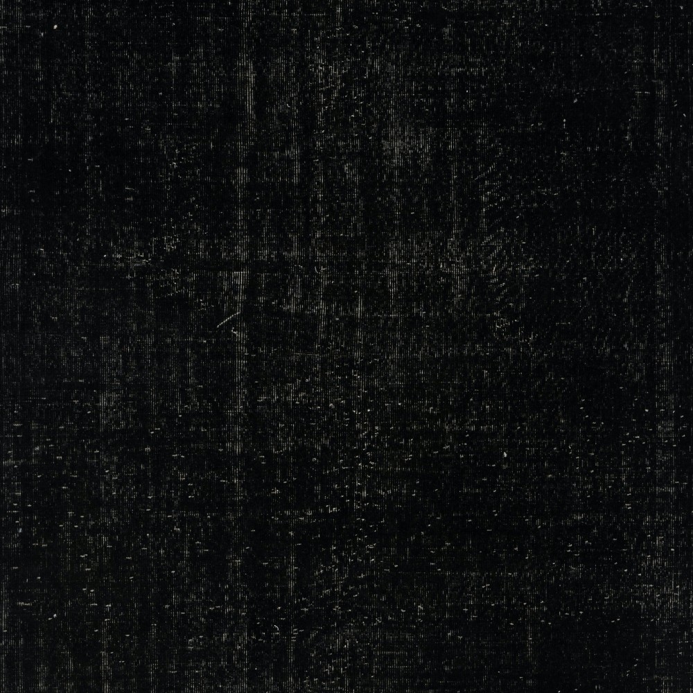 Plain Black Overdyed Area Rug, Handknotted and Handwoven in Turkey Plain Black Overdyed Area Rug, Handknotted and Handwoven in Turkey
