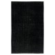 Plain Black Overdyed Area Rug, Handknotted and Handwoven in Turkey Plain Black Overdyed Area Rug, Handknotted and Handwoven in Turkey