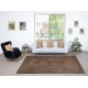 Modern Handmade Turkish Wool Area Rug. Vintage Brown Redyed Carpet for Living Room Modern Handmade Turkish Wool Area Rug. Vintage Brown Redyed Carpet for Living Room
