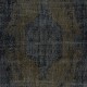 Black Vintage Wool Area Rug. Modern Hand-knotted Carpet Black Vintage Wool Area Rug. Modern Hand-knotted Carpet