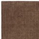 Brown Overdyed Handmade Wool Rug. Vintage Turkish Area Rug for Living Room