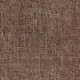 Vintage Handmade Turkish Wool Area Rug Redyed in Brown for Modern Interiors