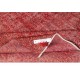 Hand-Knotted Turkish Wool Rug. Vintage Overdyed Red Area Rug for Interiors Hand-Knotted Turkish Wool Rug. Vintage Overdyed Red Area Rug for Interiors