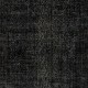Plain Black Overdyed Area Rug, Handknotted and Handwoven in Turkey