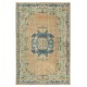 Rustic Vintage Wool Rug. Handknotted Turkish Carpet for Farmhouse and Cottage Decor Rustic Vintage Wool Rug. Handknotted Turkish Carpet for Farmhouse and Cottage Decor