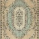 One-of-a-kind Vintage Wool Area Rug. Handmade Turkish Carpet for Country Style Decoration One-of-a-kind Vintage Wool Area Rug. Handmade Turkish Carpet for Country Style Decoration