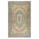 One-of-a-kind Vintage Wool Area Rug. Handmade Turkish Carpet for Country Style Decoration One-of-a-kind Vintage Wool Area Rug. Handmade Turkish Carpet for Country Style Decoration
