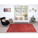 Handmade Turkish Wool Rug. Vintage Red Overdyed Area Rug for Living Room Handmade Turkish Wool Rug. Vintage Red Overdyed Area Rug for Living Room