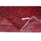 Vintage Turkish Wool Rug. Overdyed Red, Handmade Area Rug for Modern Interiors Vintage Turkish Wool Rug. Overdyed Red, Handmade Area Rug for Modern Interiors
