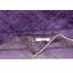 Vintage Handmade Turkish Wool Area Rug Overdyed in Purple for Modern Interiors Vintage Handmade Turkish Wool Area Rug Overdyed in Purple for Modern Interiors