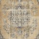 Turkish Hand-Knotted Wool Rug. Vintage Area Carpet for Rustic Farmhouse Interiors Turkish Hand-Knotted Wool Rug. Vintage Area Carpet for Rustic Farmhouse Interiors