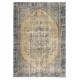 Turkish Hand-Knotted Wool Rug. Vintage Area Carpet for Rustic Farmhouse Interiors Turkish Hand-Knotted Wool Rug. Vintage Area Carpet for Rustic Farmhouse Interiors