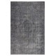 Gray Vintage Wool Area Rug. Modern Hand-knotted Carpet Gray Vintage Wool Area Rug. Modern Hand-knotted Carpet